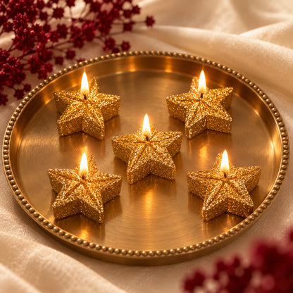 Handmade Star Candles