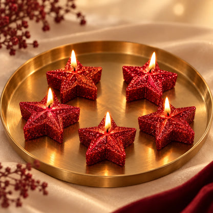 Handmade Star Candles