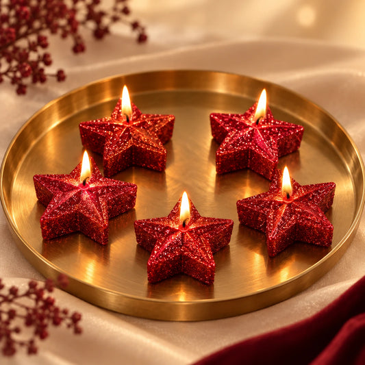 Handmade Star Candles