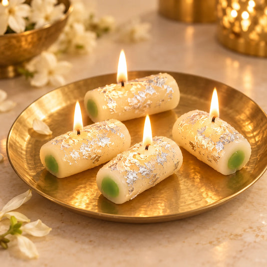Handmade Kaju Roll Candle